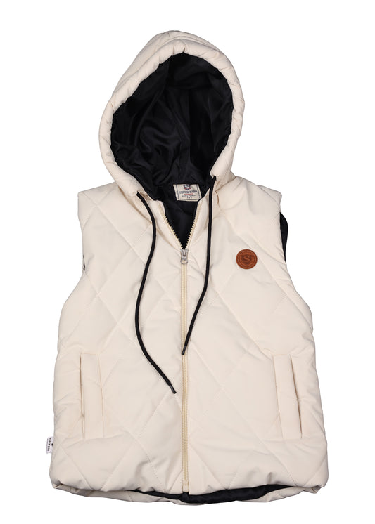 Sleeveless Zipper Jacket