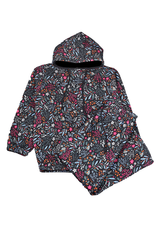 Floral Printed Hoodie & Trouser Set