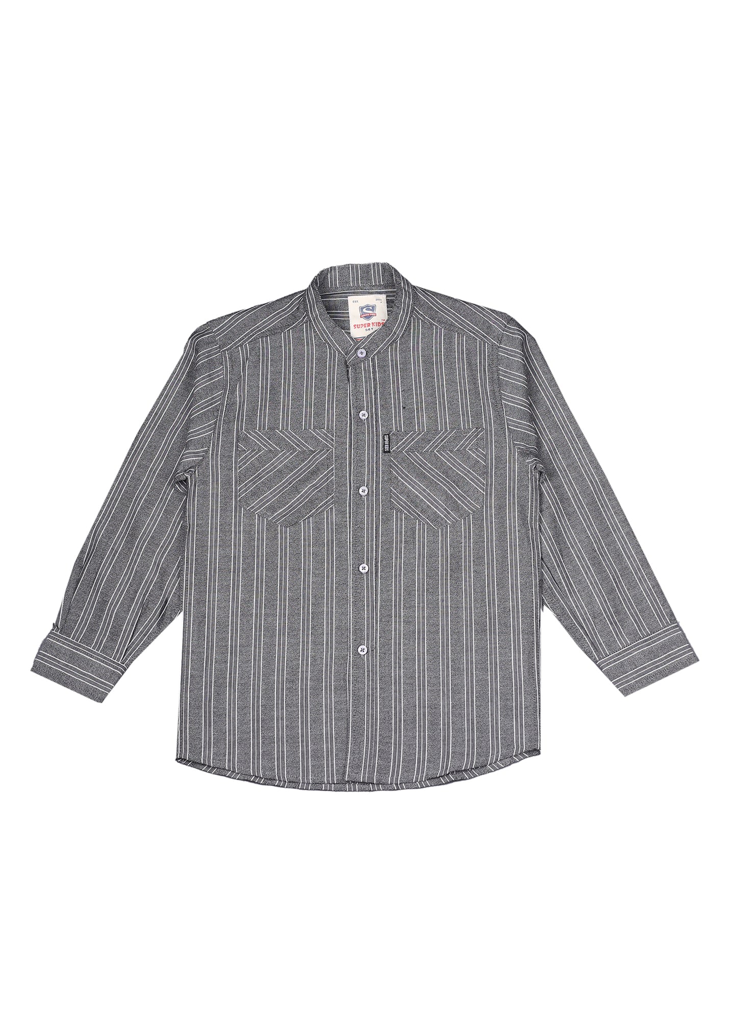 Double Pocket Buttom Down Casual Shirt