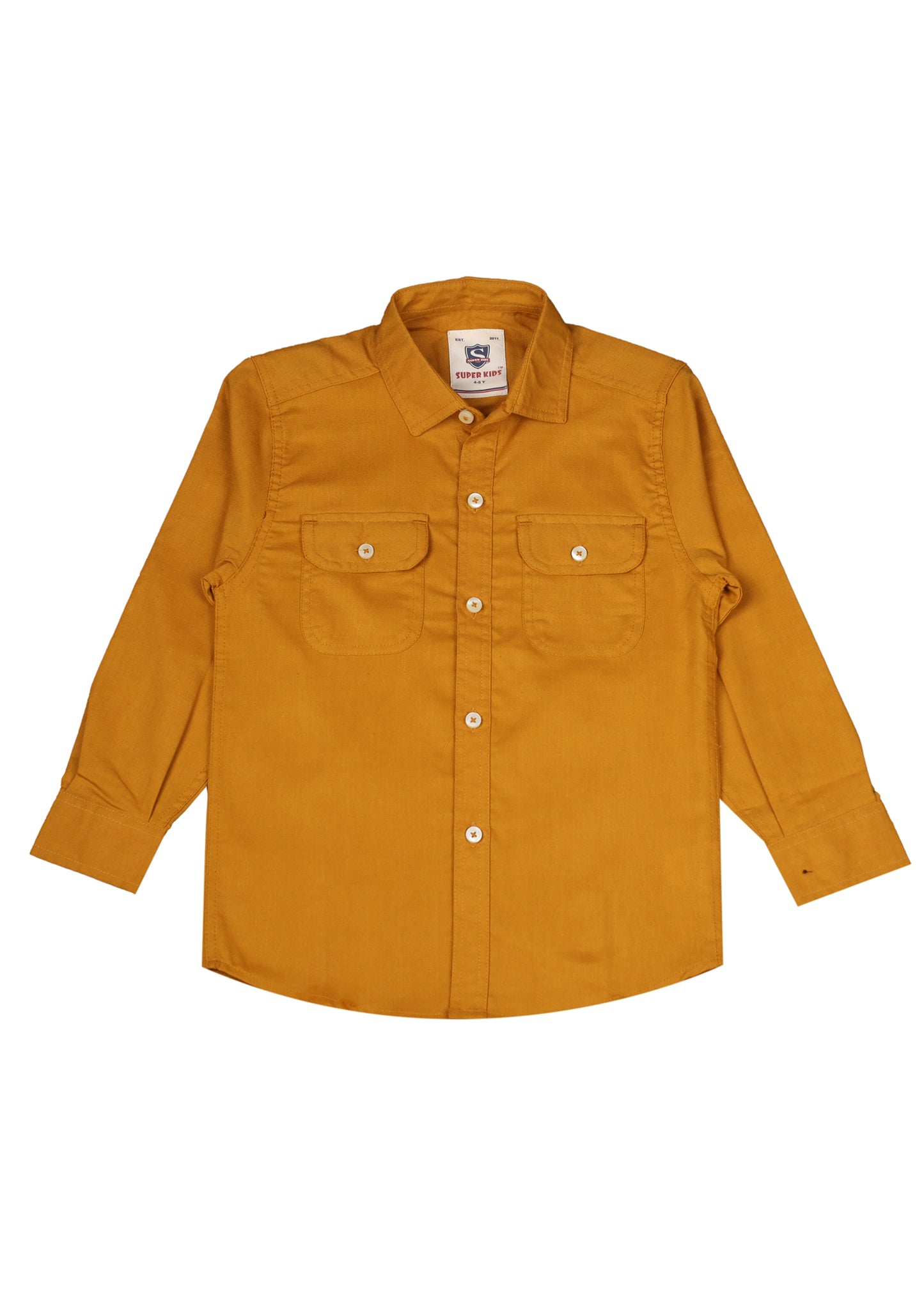 Double Pocket Buttom Down Casual Shirt