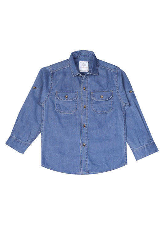 Double Pocket Denim Shirt