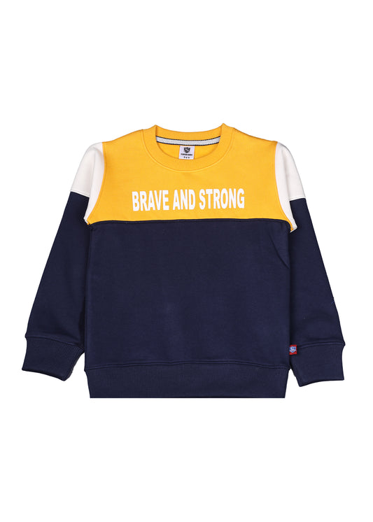 Brave And Strong Grapic Sweatshirt