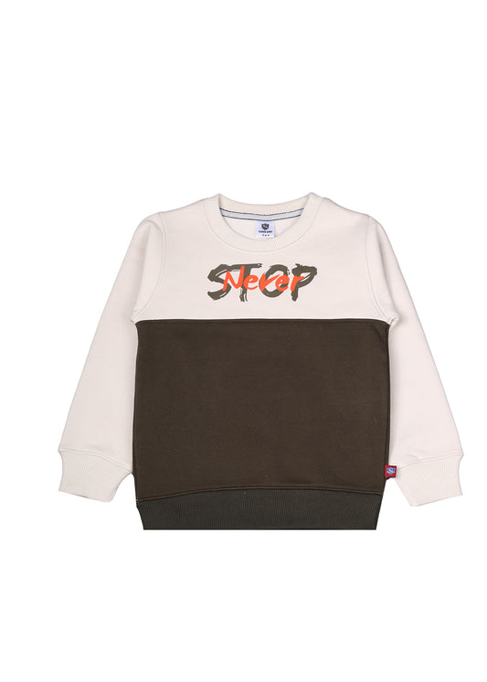 Never Stop Grapic Sweatshirt
