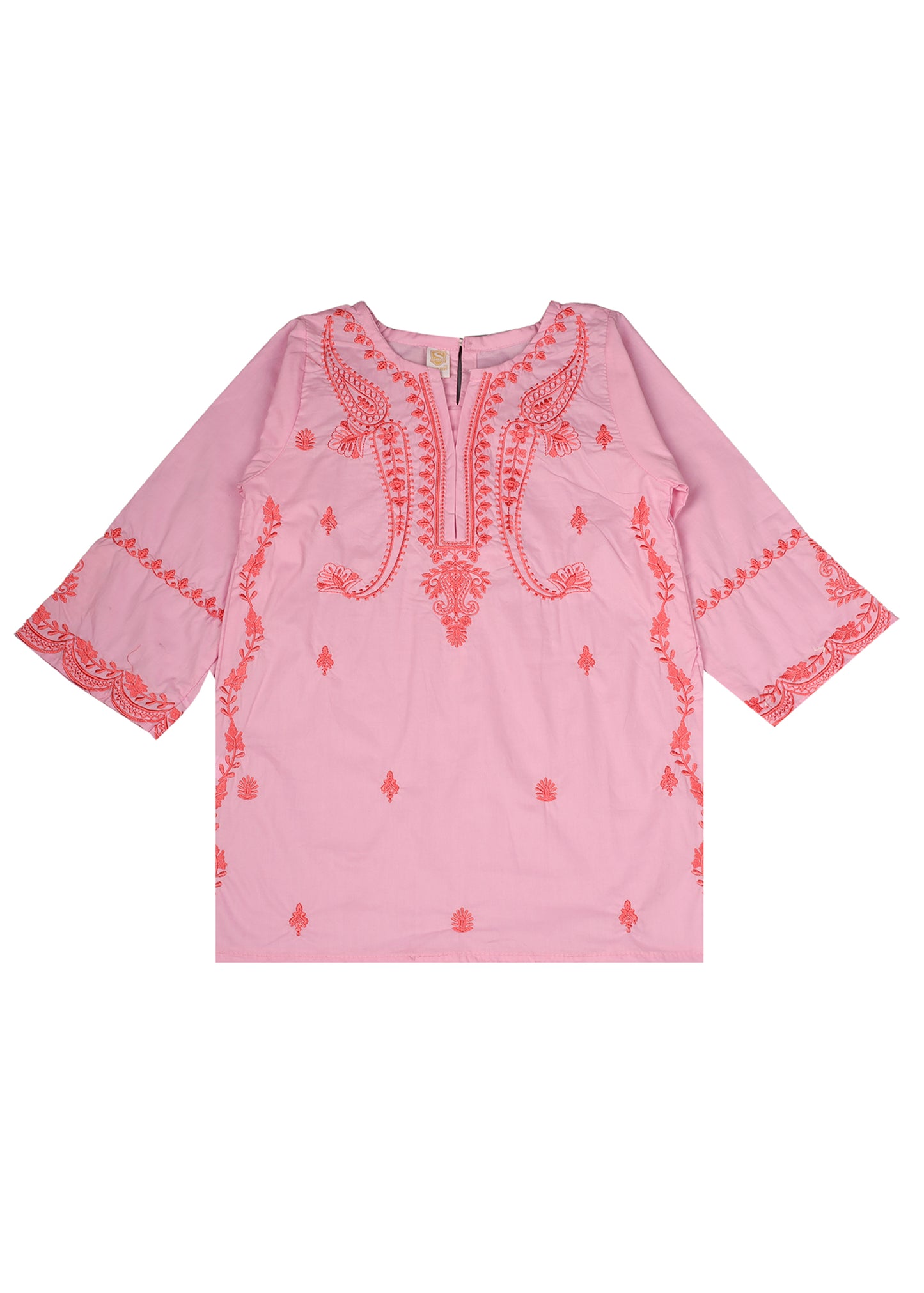 Embroidered Kameez & Loose Buttom Trouser