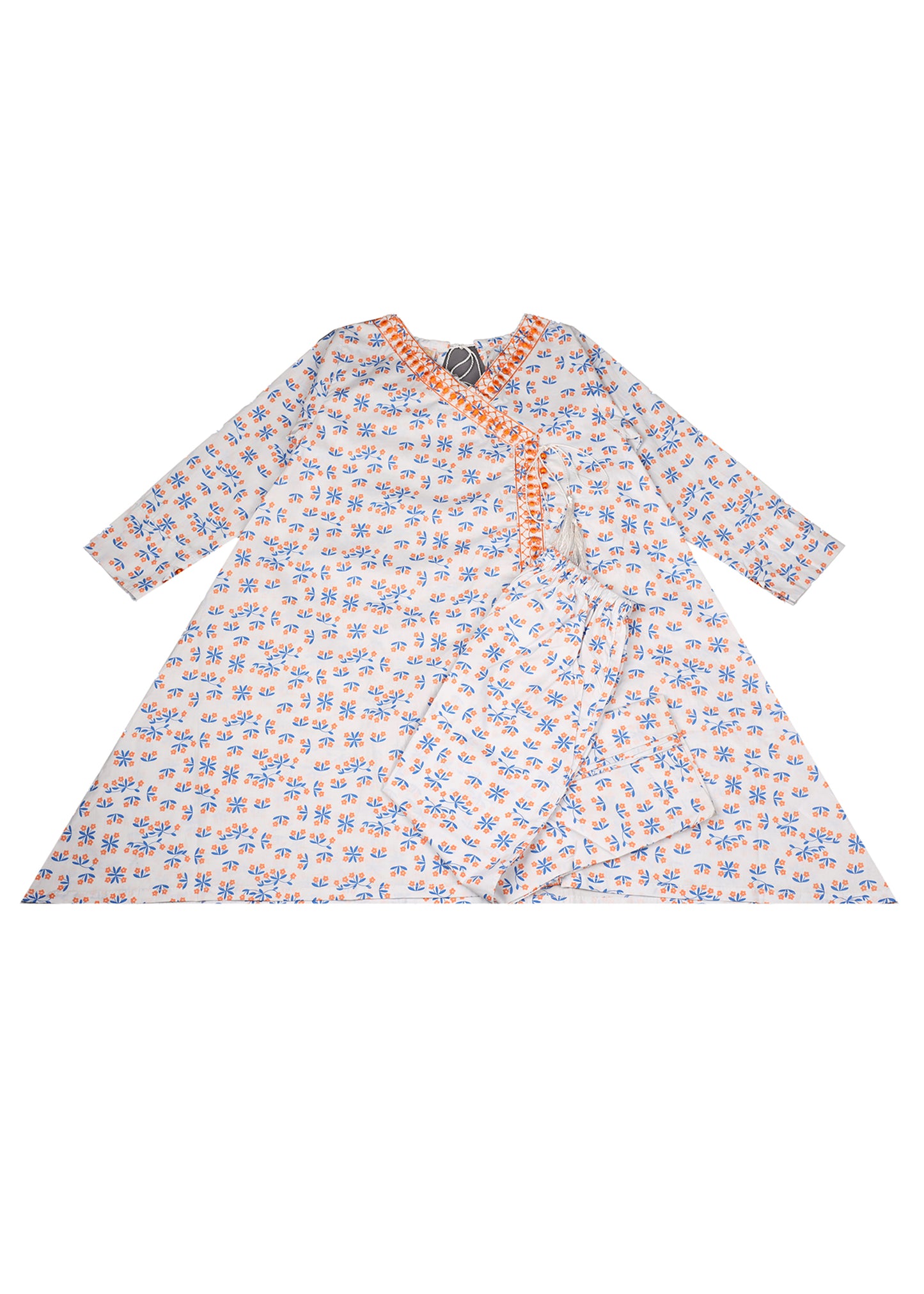 Floral Printed Frock & Trouser