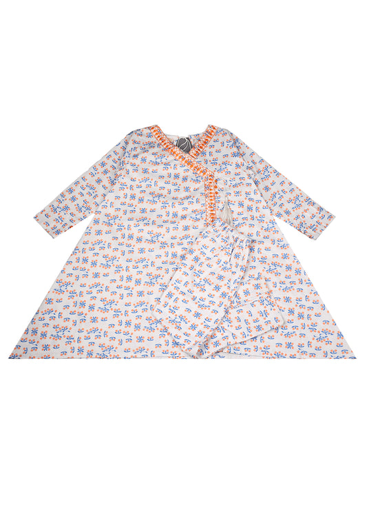 Floral Printed Frock & Trouser