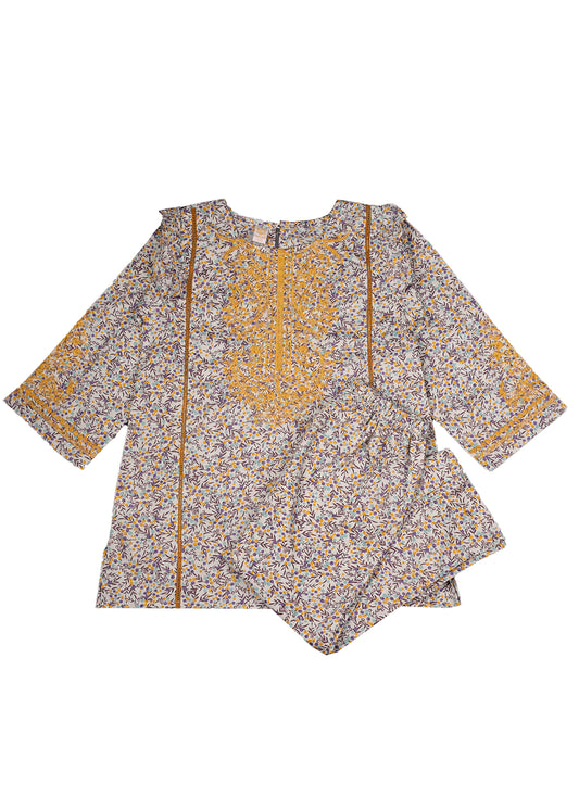 Embroidered Kameez & Trouser