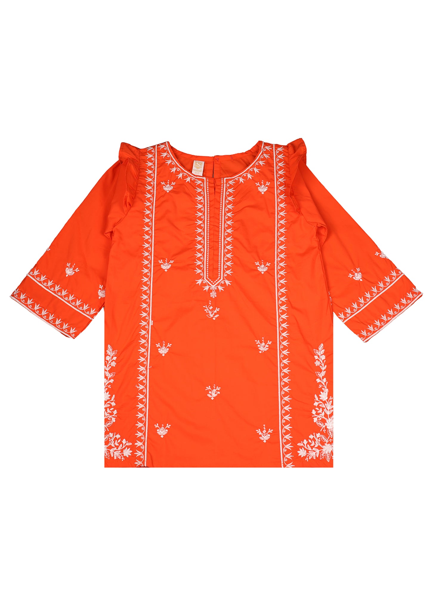 Embroidered Kameez & Loose Buttom Trouser