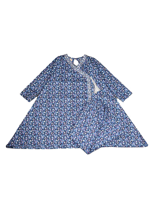 Floral Printed Frock & Trouser