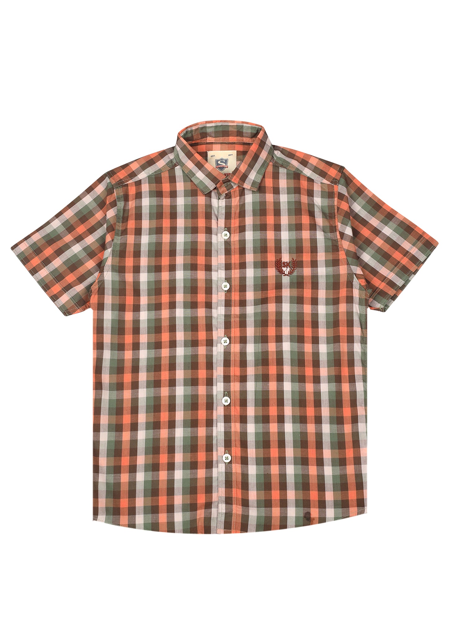 Checked Buttom Up Shirt