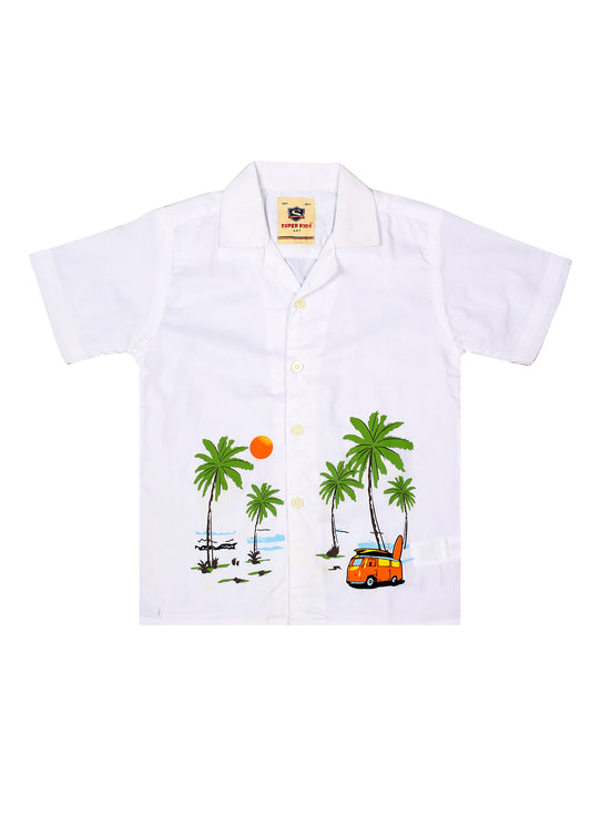 Coat Callor Botton-Up Shirt