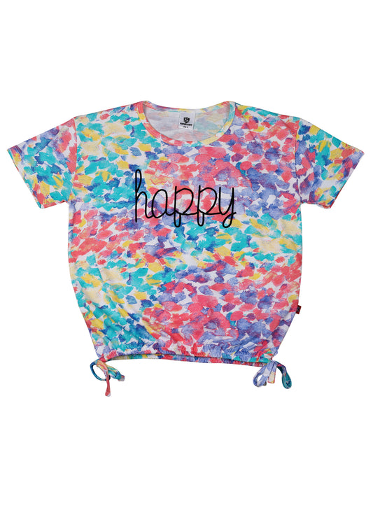 Happy Grapic T-Shirt