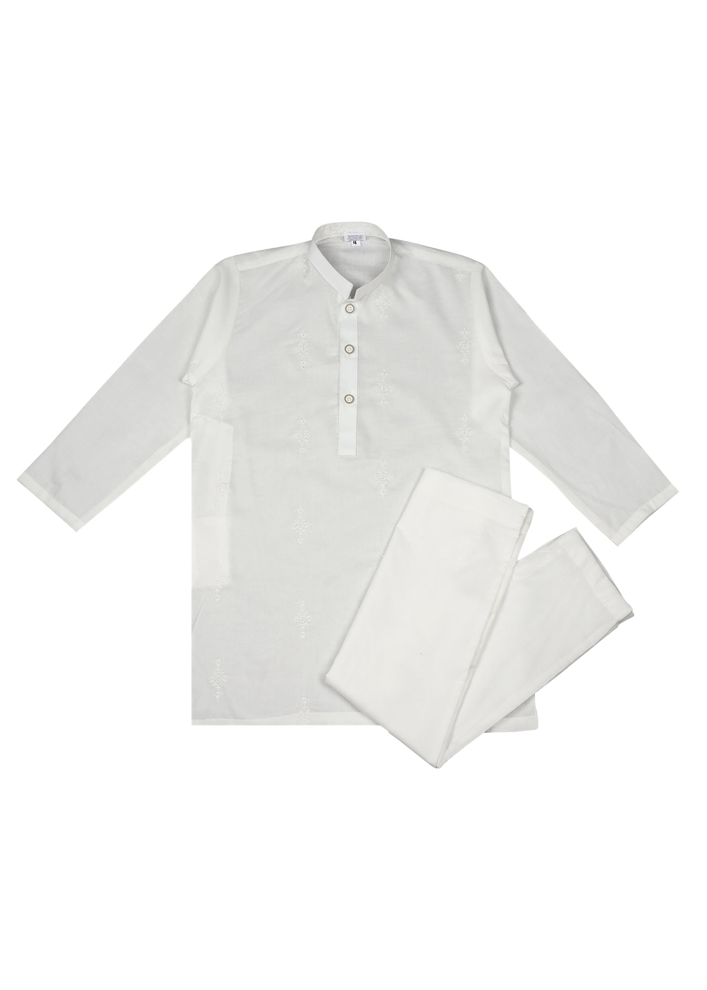 Boy's Embroidered Kurta & Shalwar