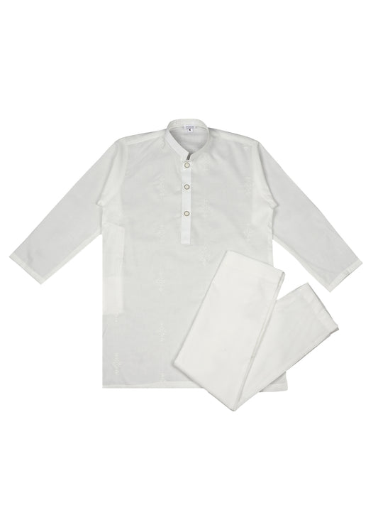 Boy's Embroidered Kurta & Shalwar