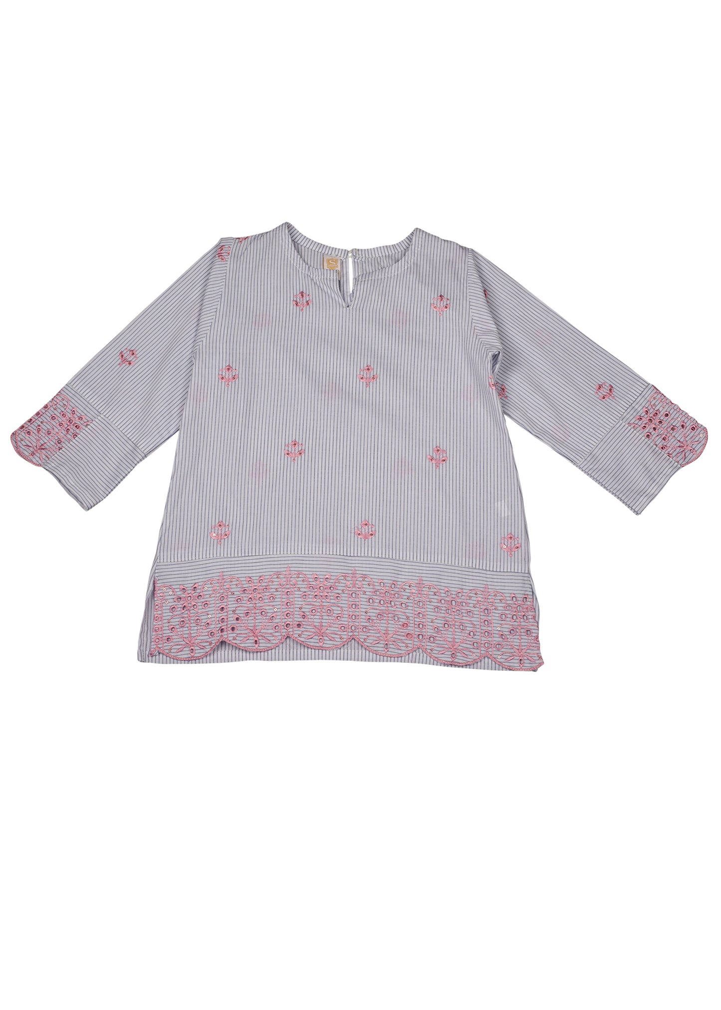 Embroidered Kameez With Trouser