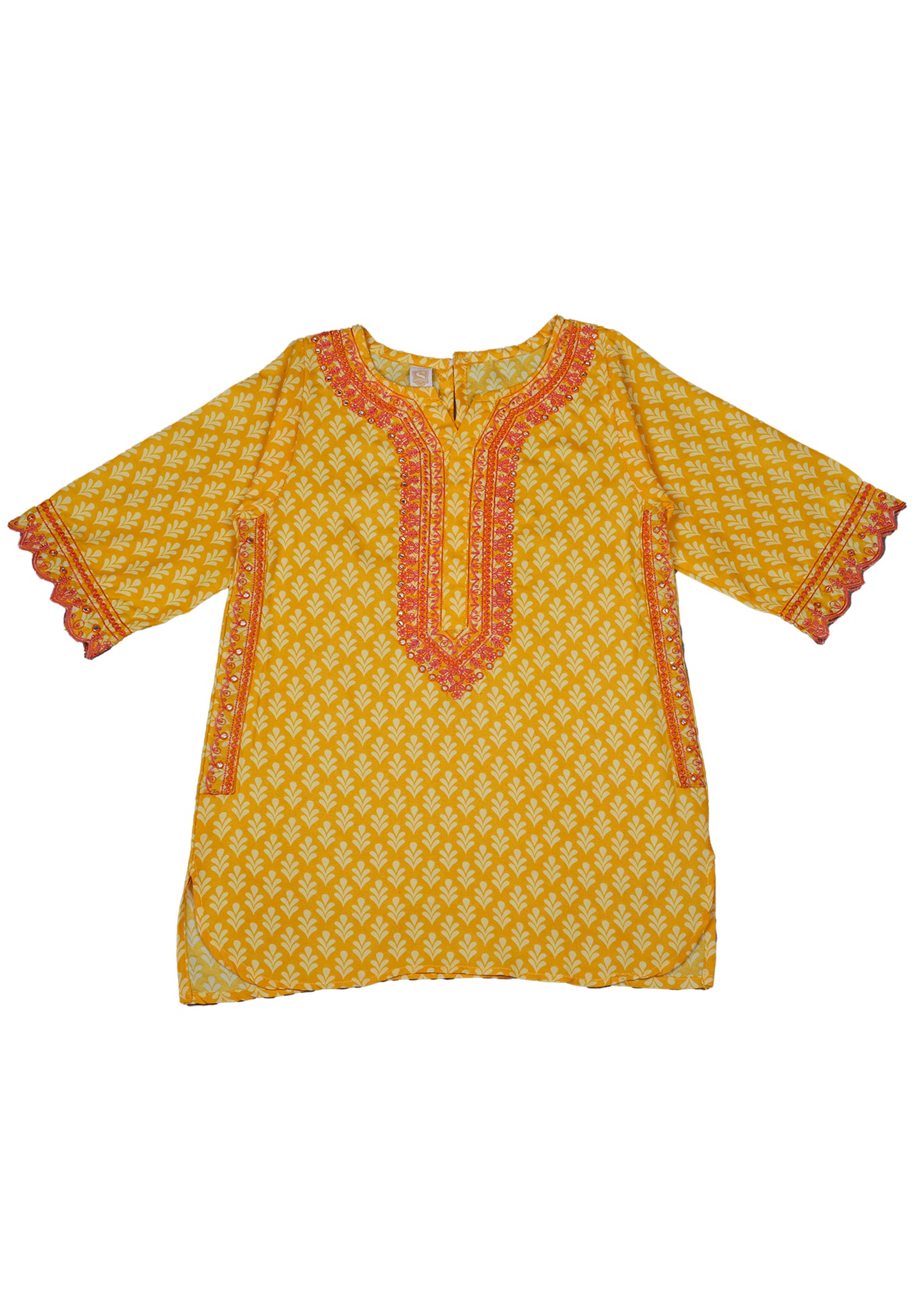 Embroidered Kameez With Trouser