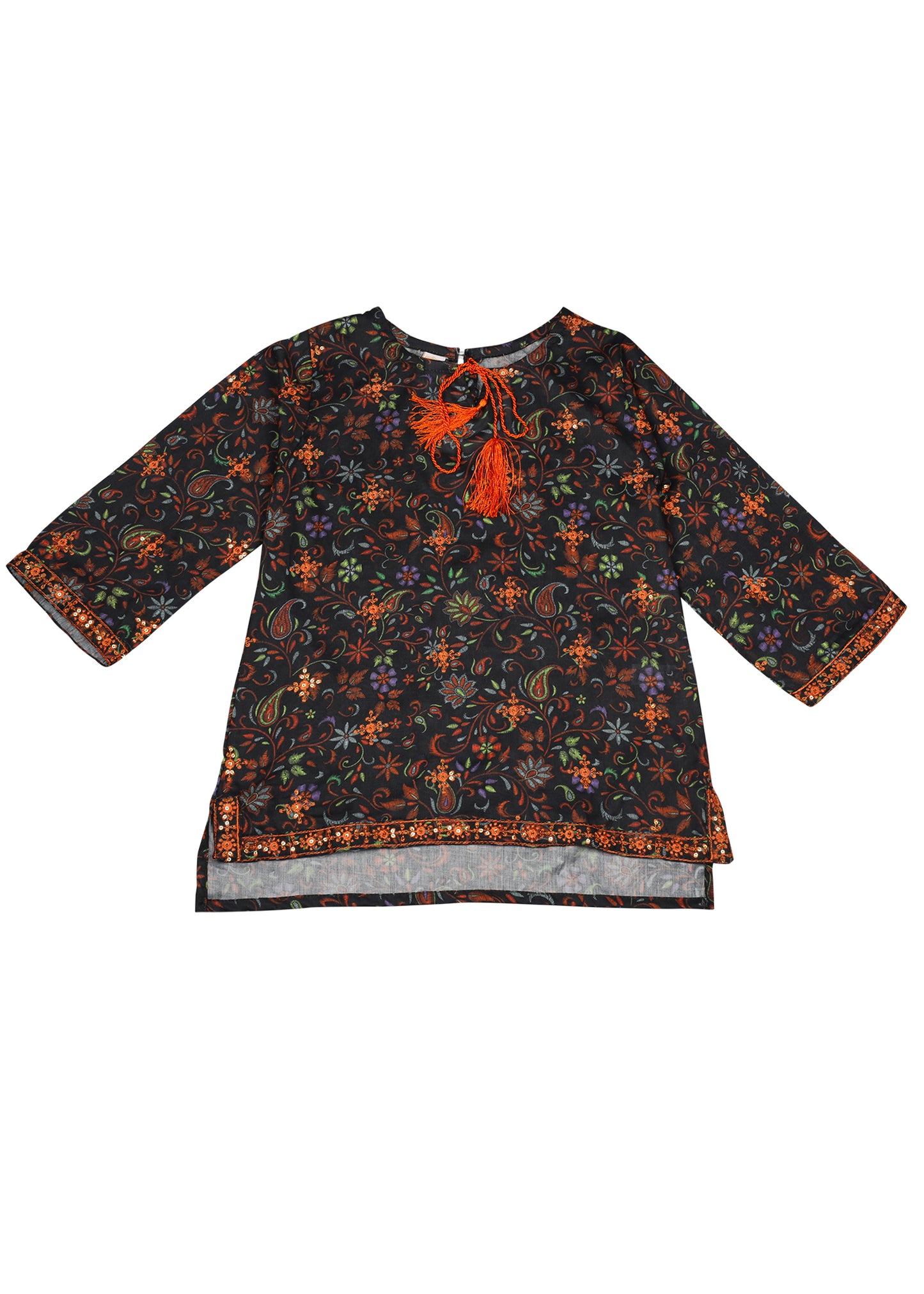 Embroidered Kameez With Trouser