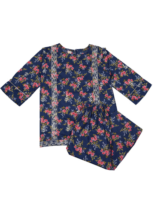 Embroidered Kameez & Trouser