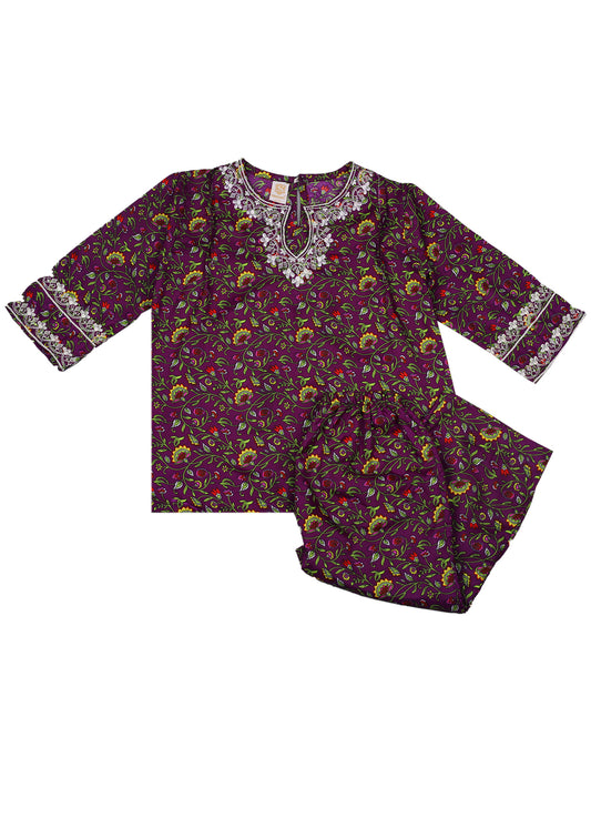 Embroidered  Kameez With Trouser