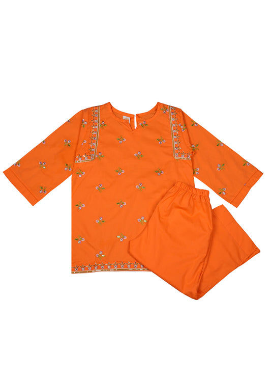 Embroidered Kameez With Trouser