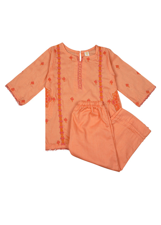 Embroidered  Kameez With Trouser