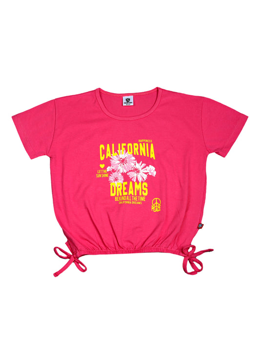 Happiness California Crop T-Shirt