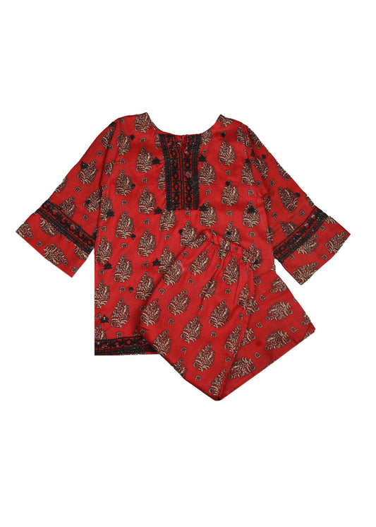Embroidered Kameez & Trouser