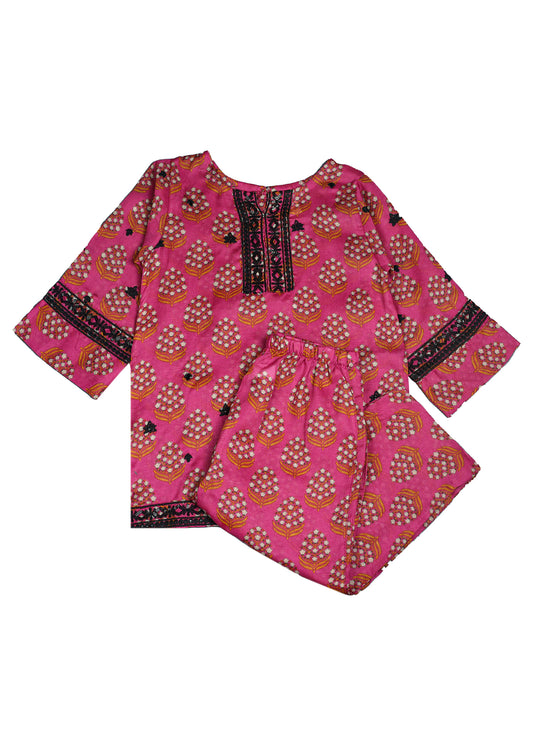 Embroidered Kameez & Trouser