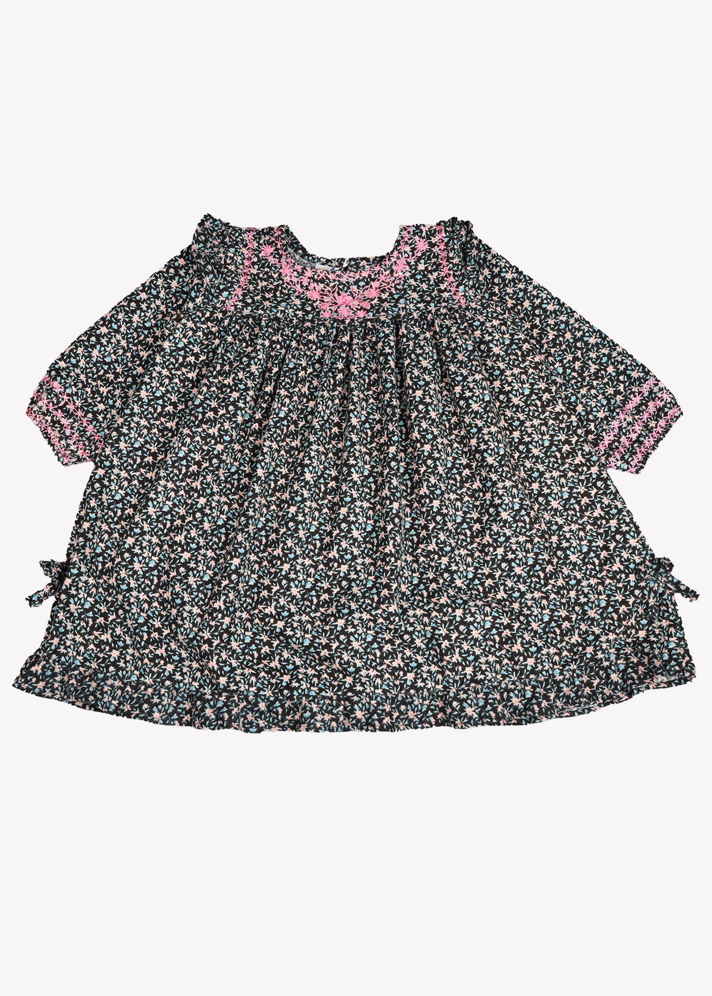 Black Embroiderd Top
