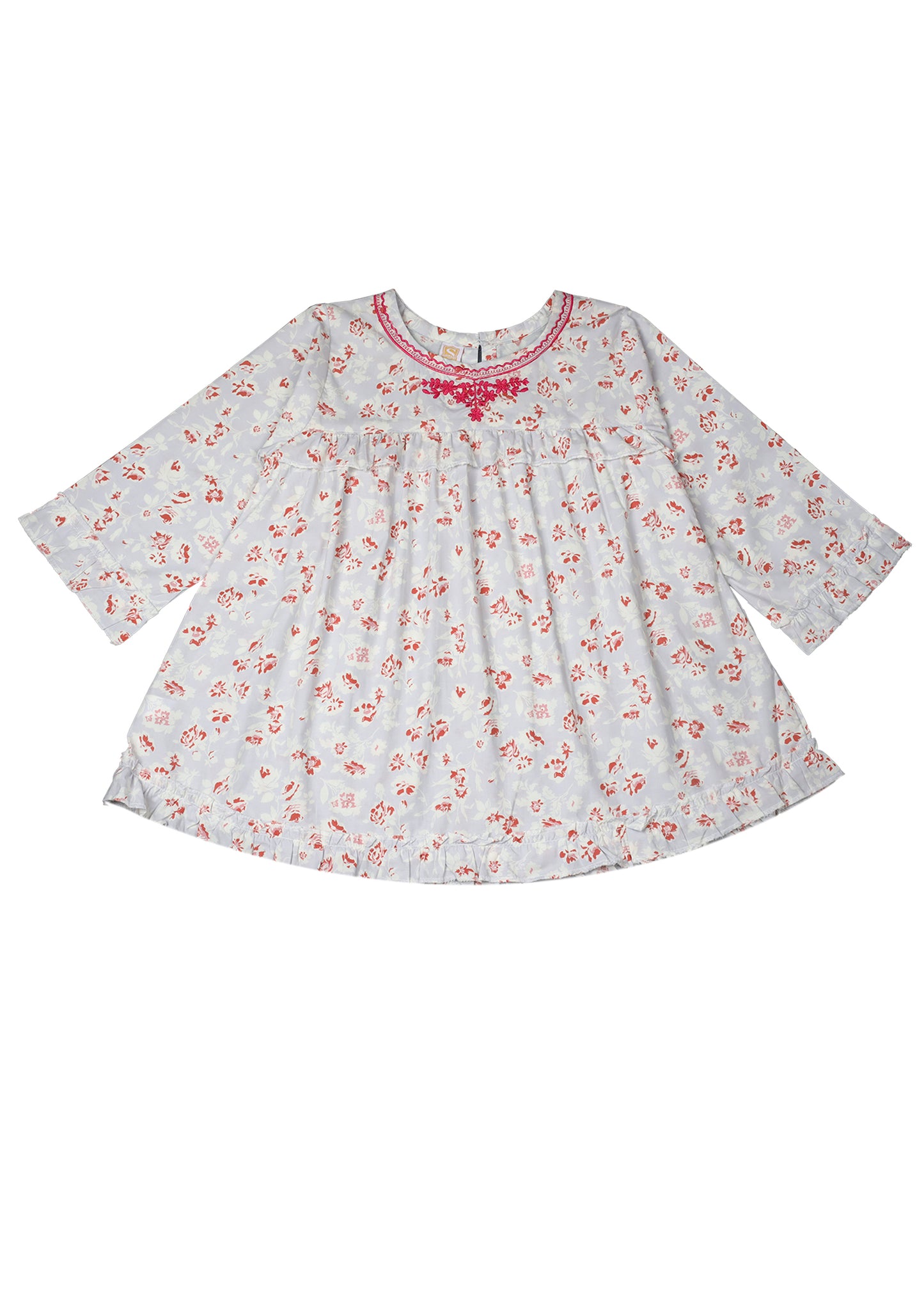 Printed Frock & Trouser