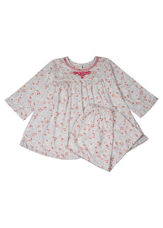 Printed Frock & Trouser