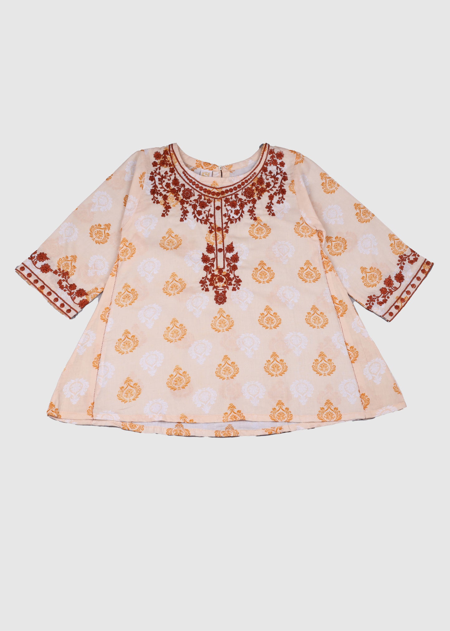 Embroidered Frock & Trouser