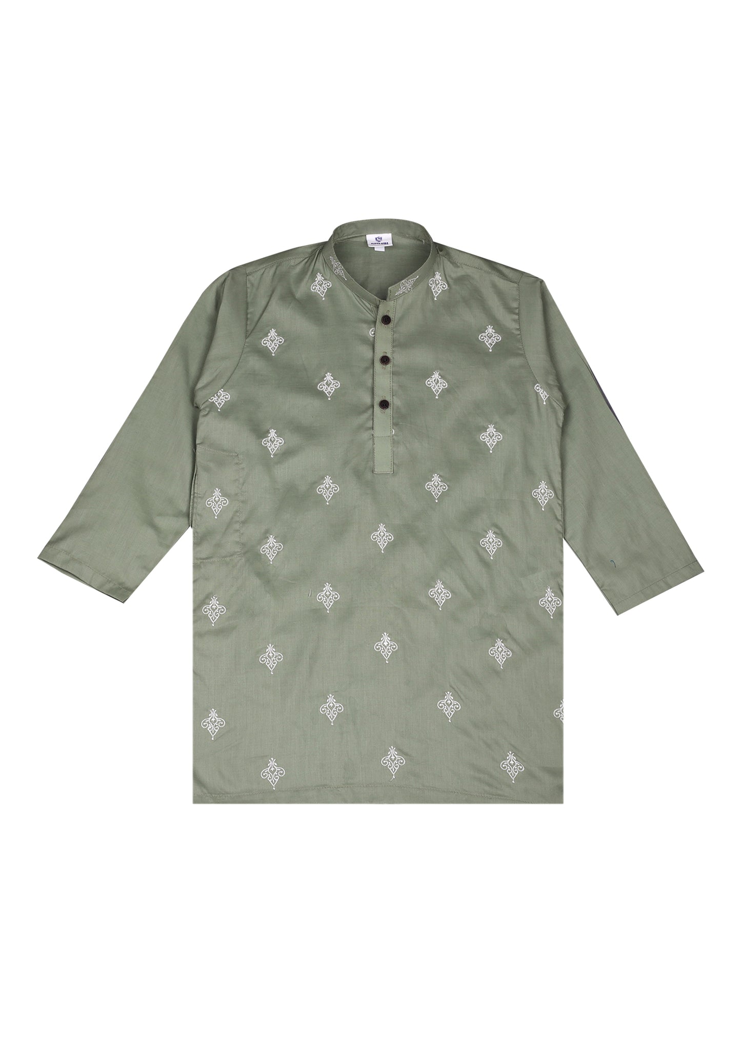 Boy's Embroidered Kurta & Trouser