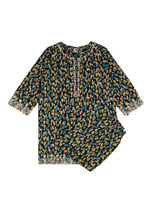 Embroiderd Kameez With Trouser