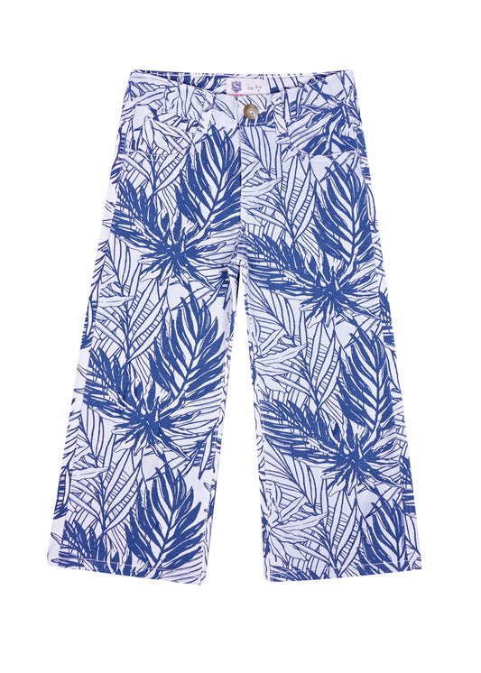 Printed Loose Buttom Pant