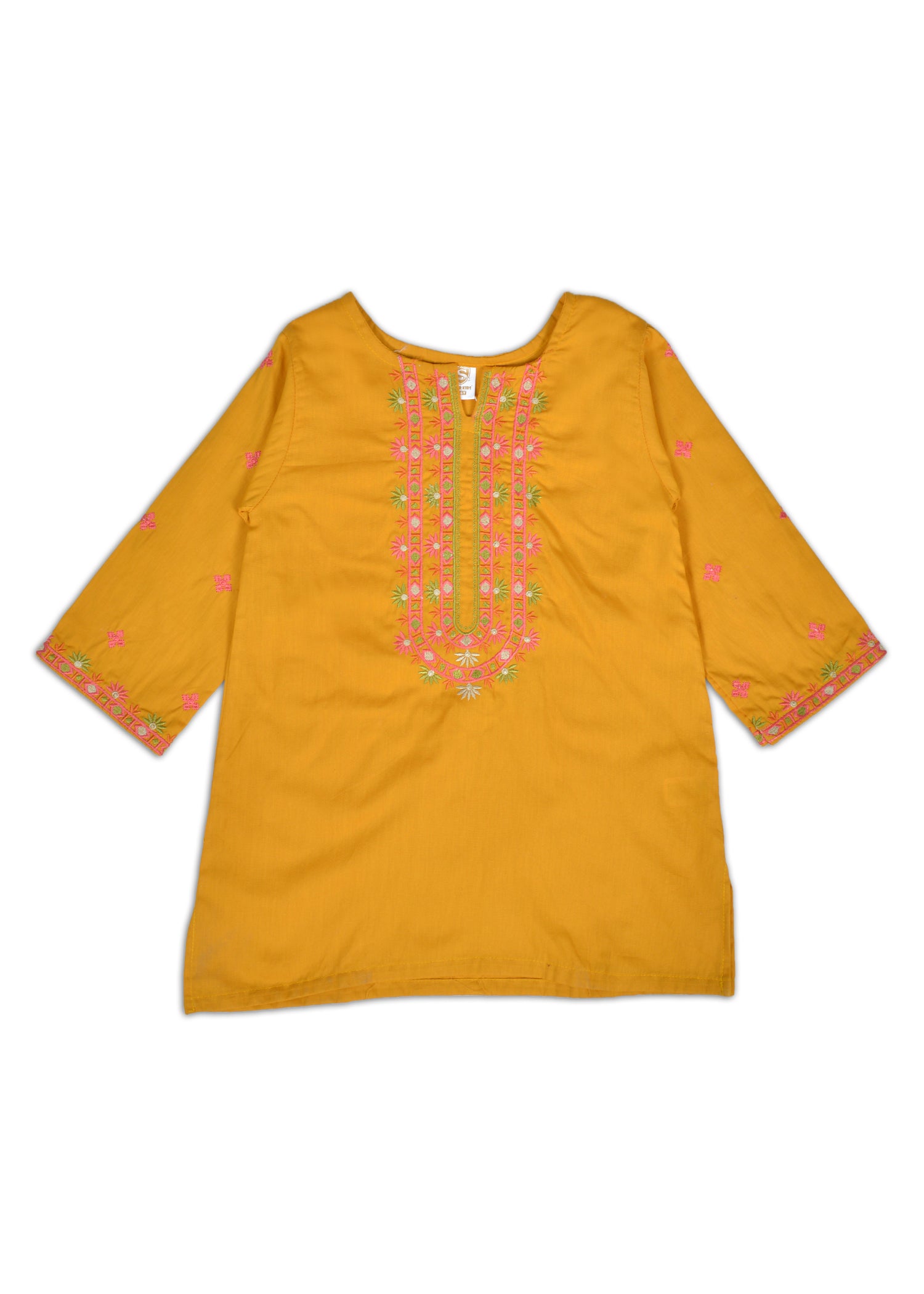 Embroidered Kammez & Shalwar