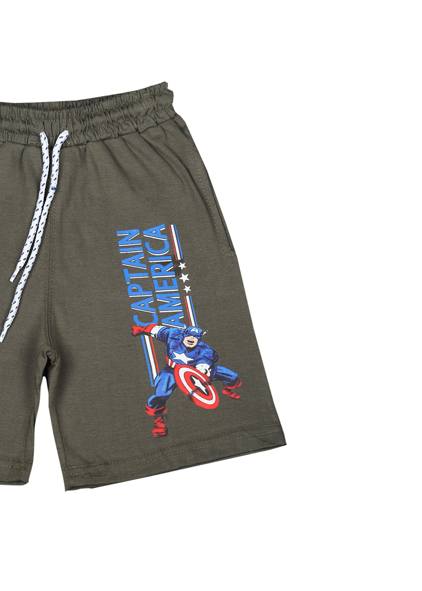 Captain America Grapic Blended Short
