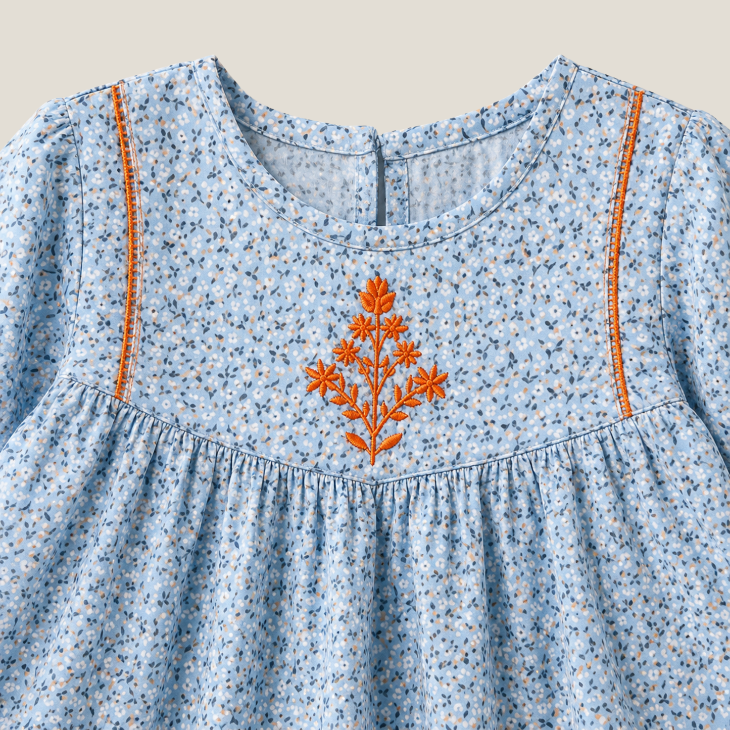 Sky Bloom Bell Top