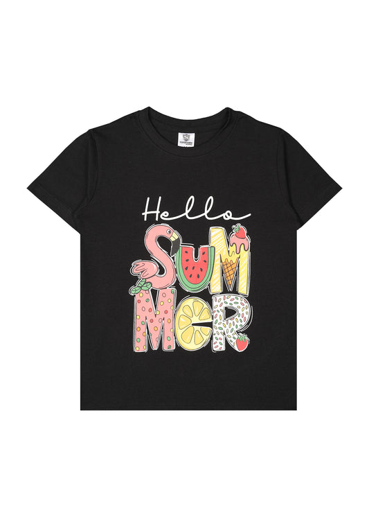 Hello Summer Grapic T-Shirt