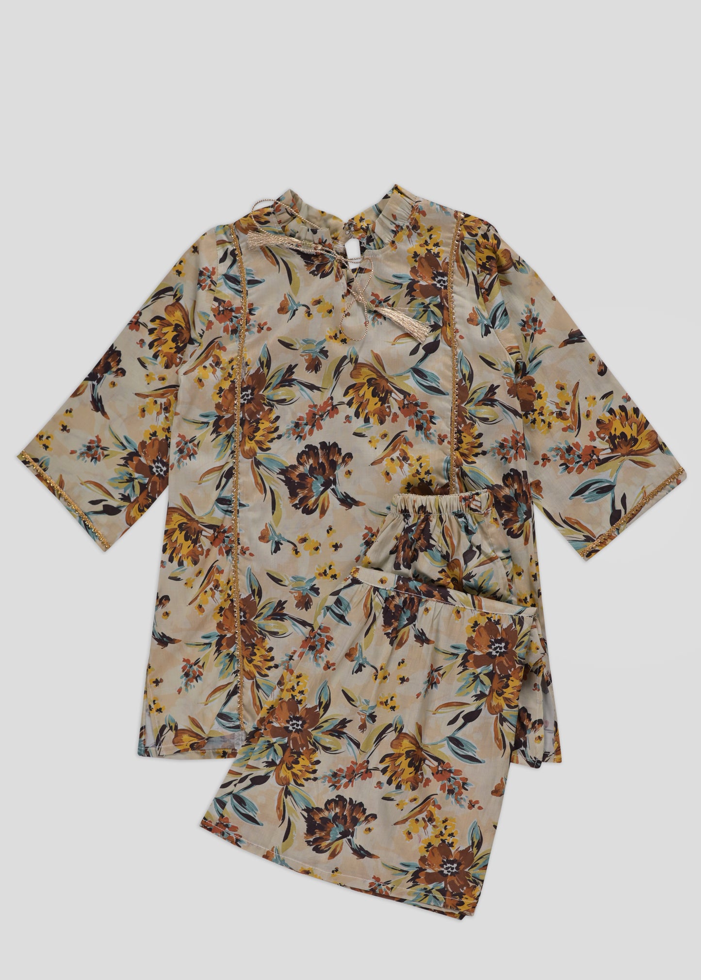 Printed Kameez & Gharara