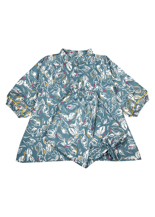 Printed Top With Loose Trouser