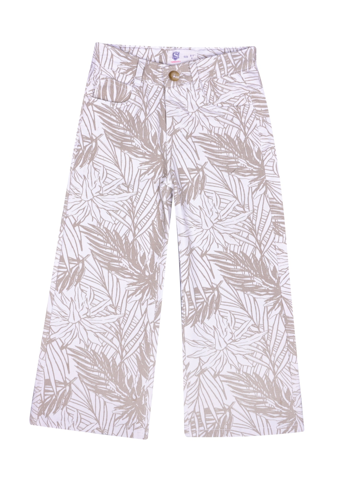 Printed Loose Buttom Pant