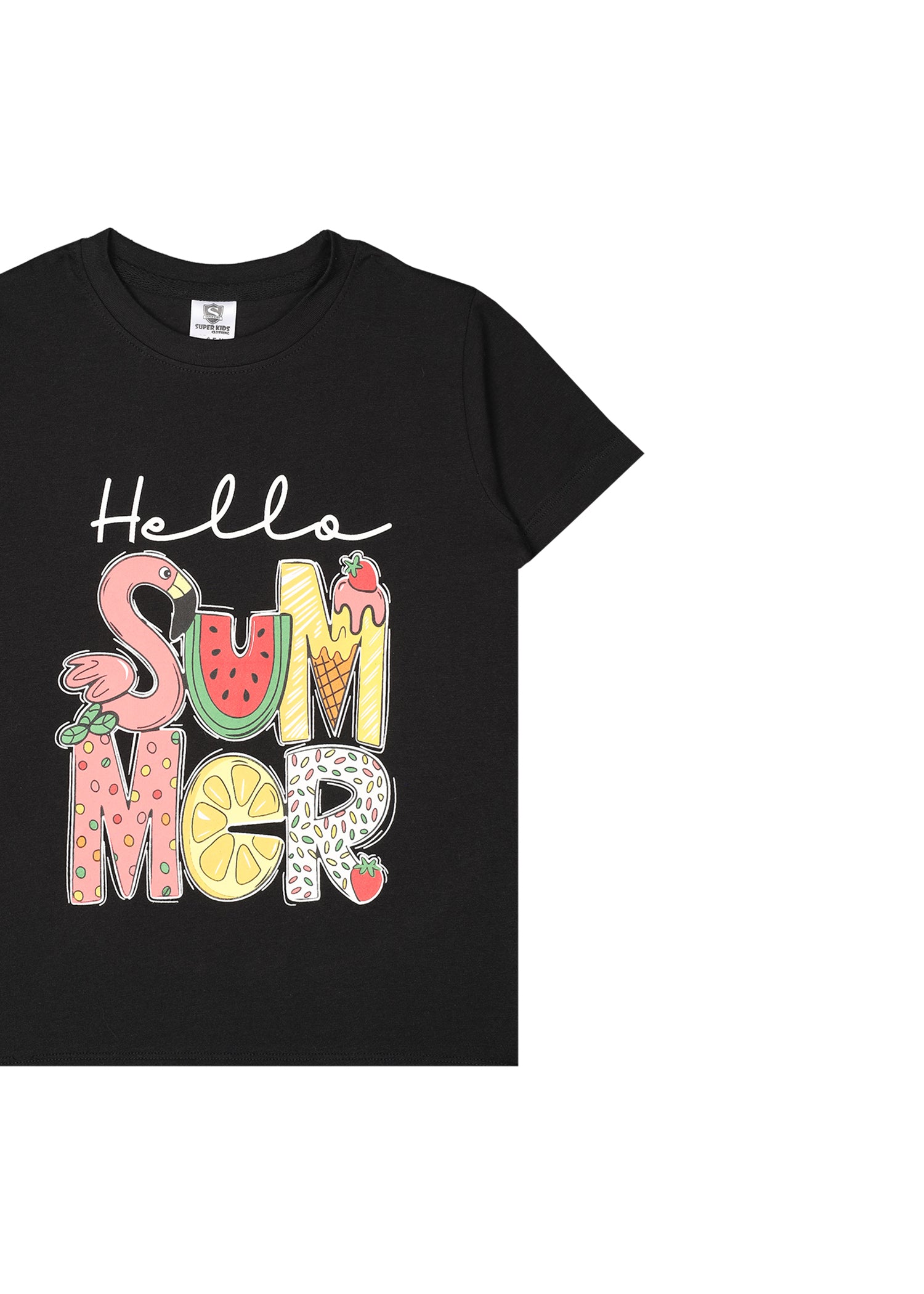 Hello Summer Grapic T-Shirt