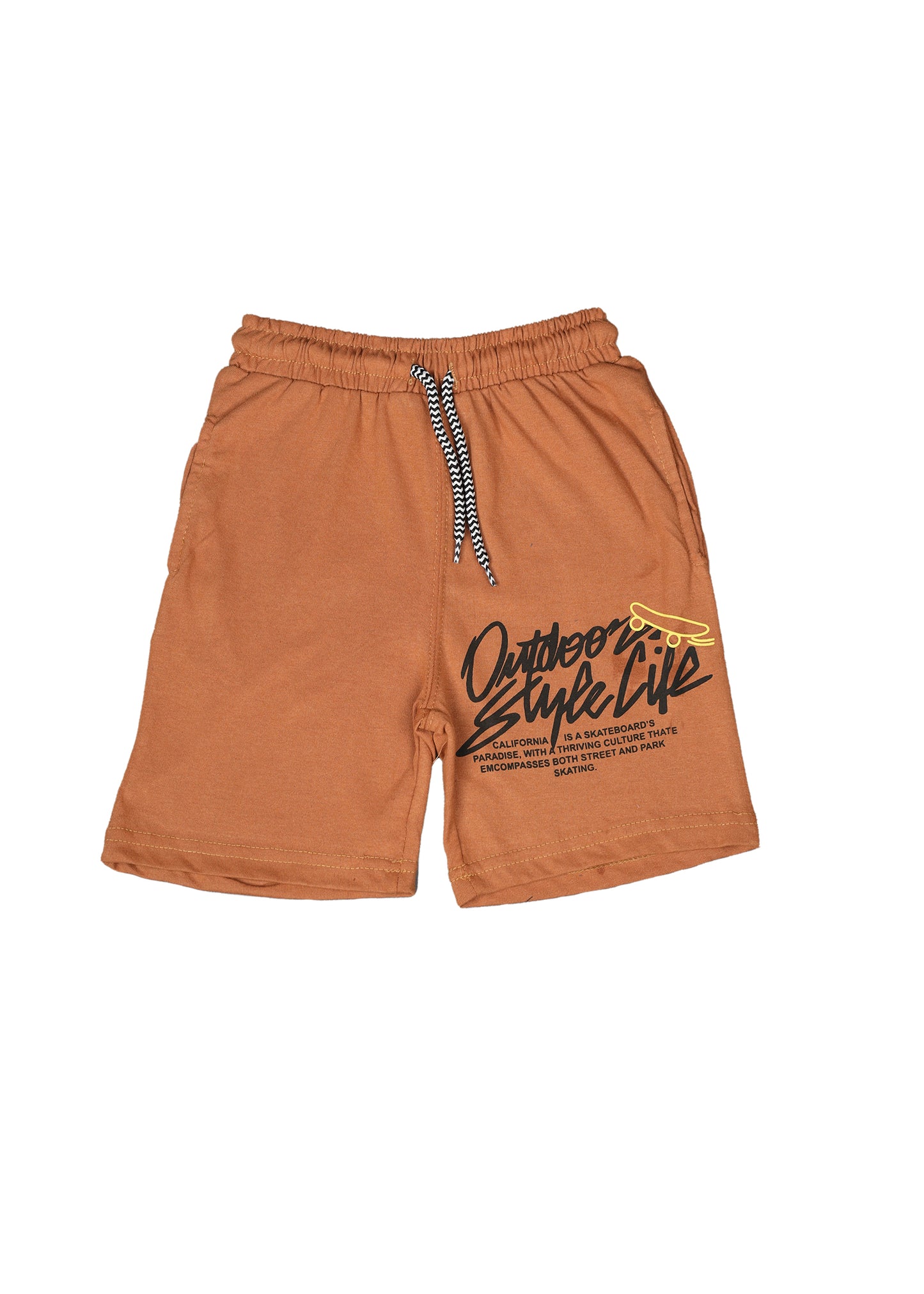 Outdoor Style Life Grapic Blended Short