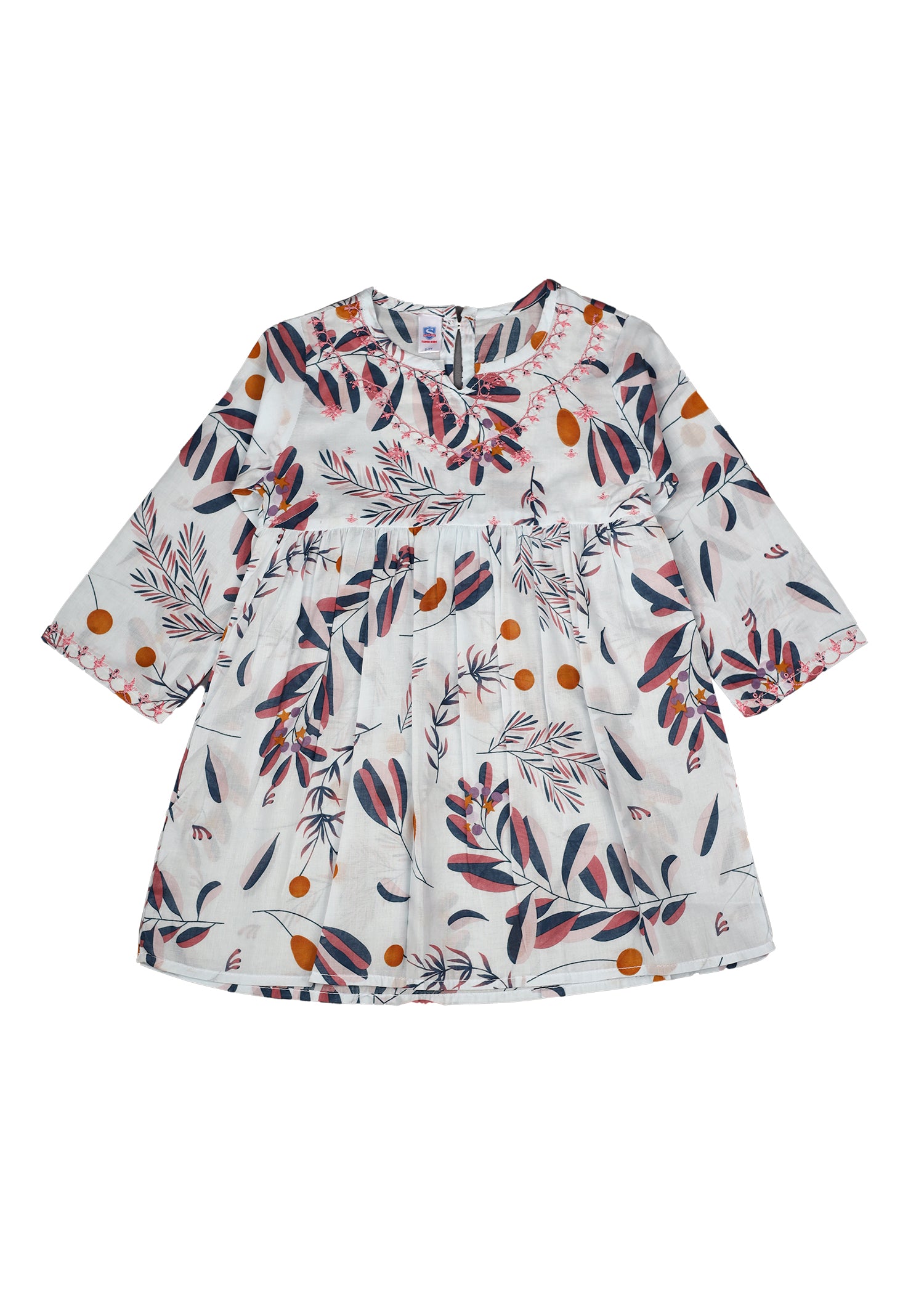 Printed Frock With Trouser