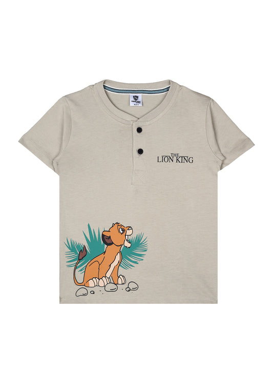 The Lion King Grapic Henley T-Shirt