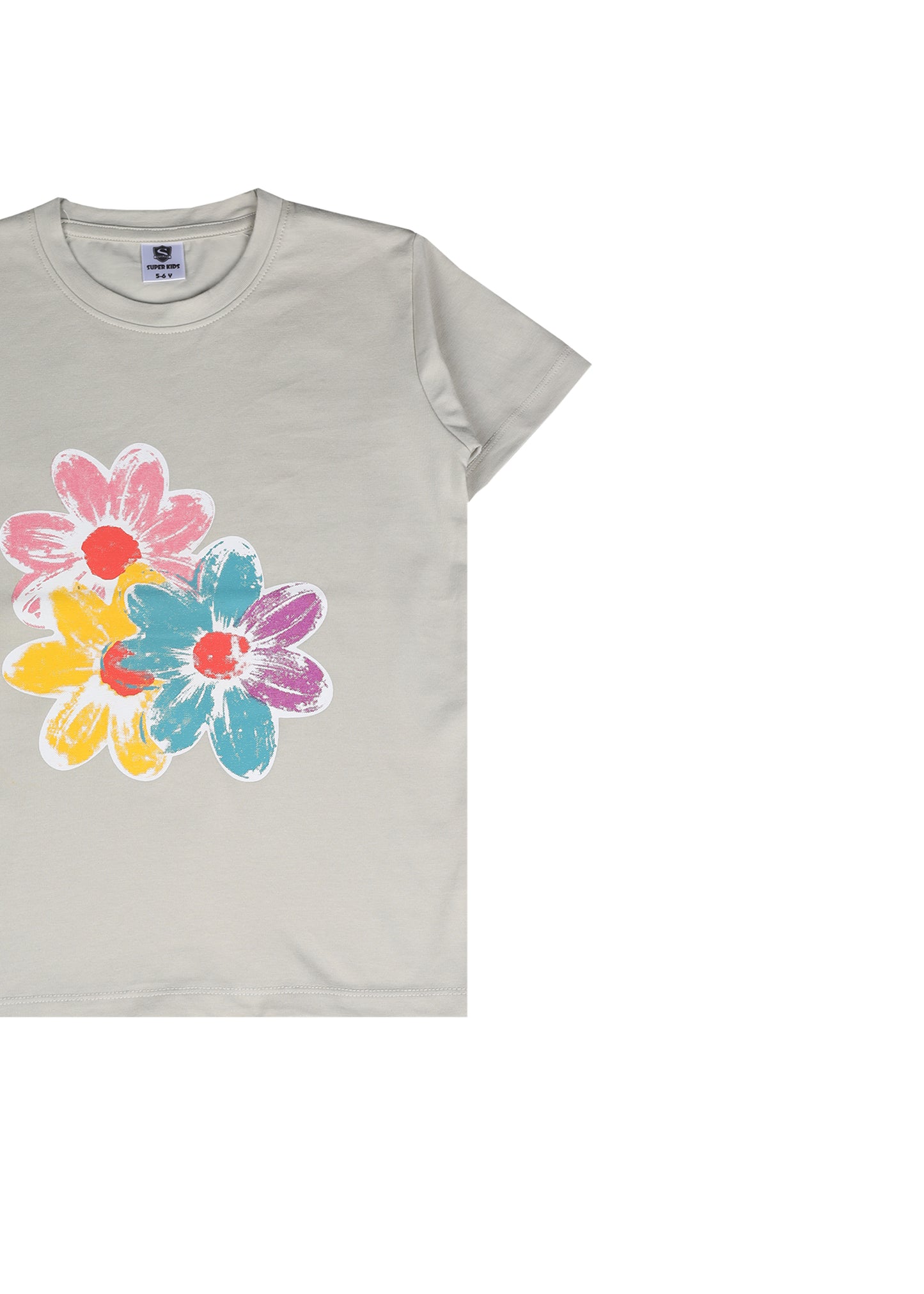Floral Printed Grapic T-Shirt