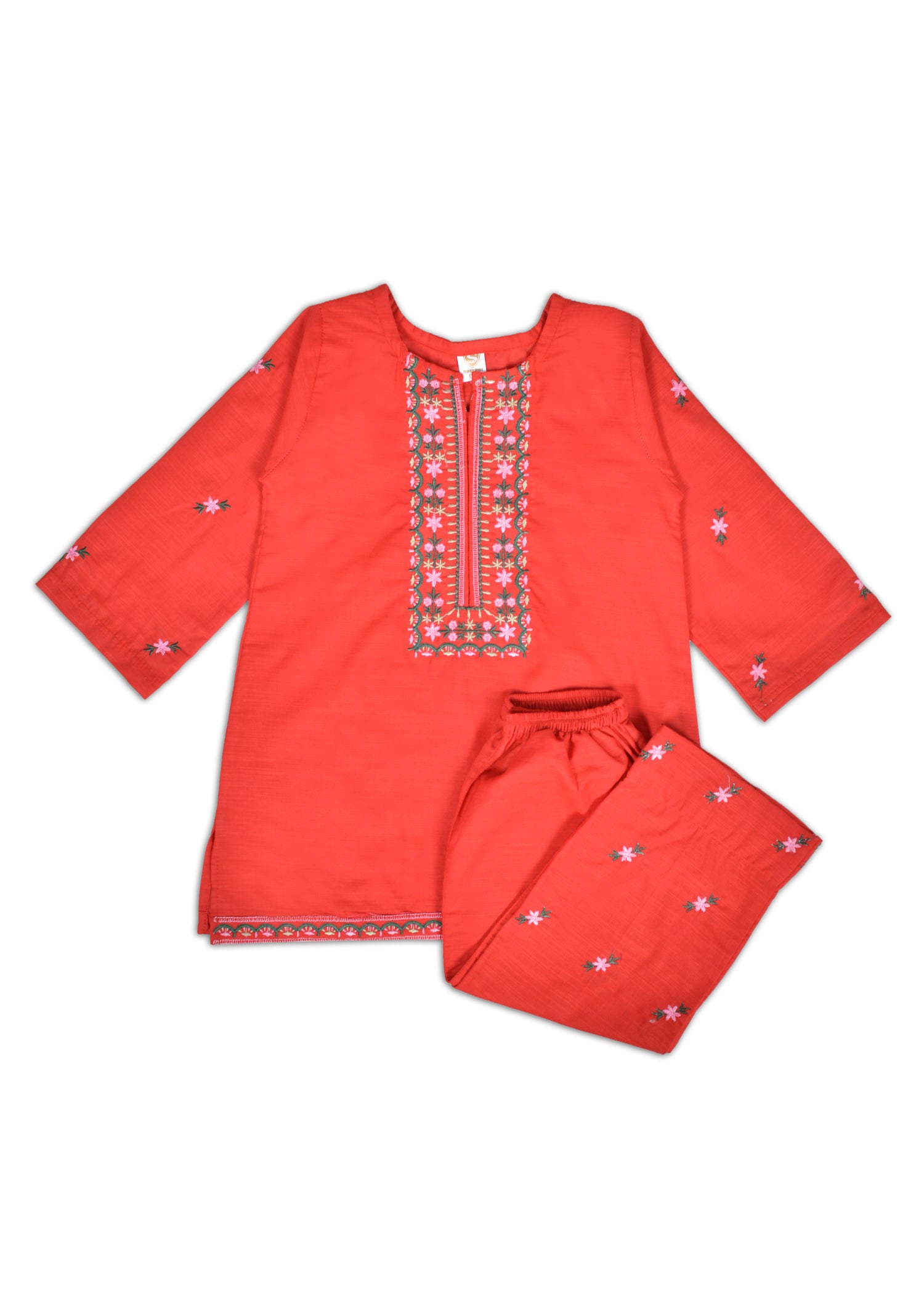 Embroidered Kameez & Trouser