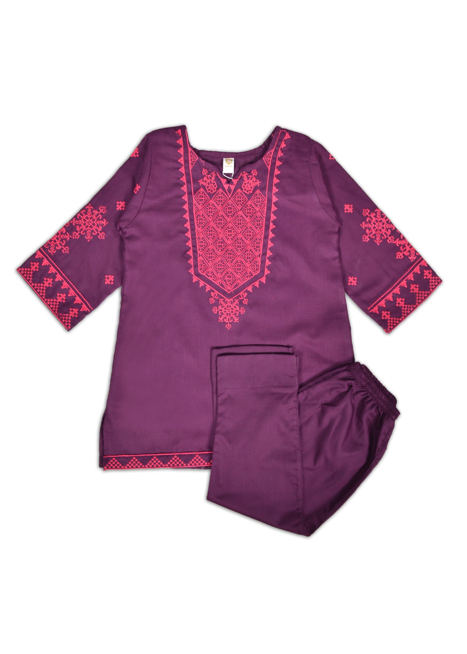 Embroidered Kameez & Trouser