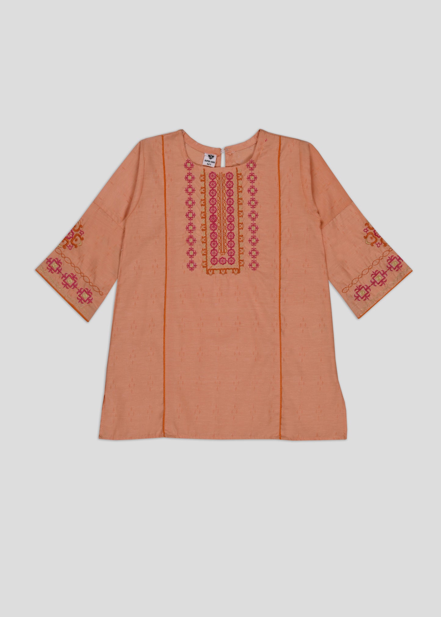 Embroidered Kurti With Shalwar